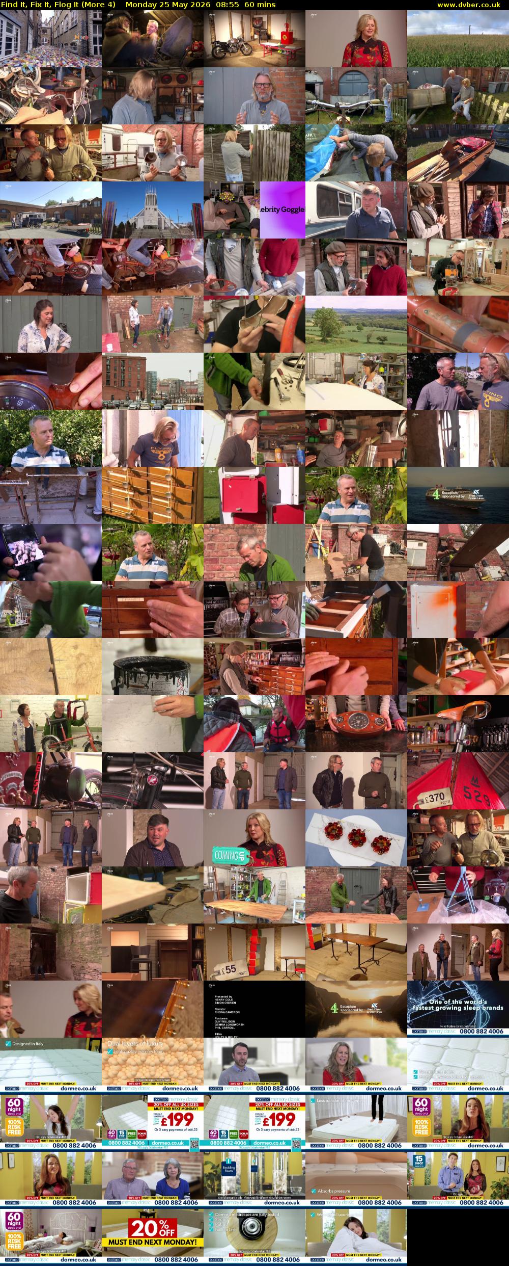 Find It, Fix It, Flog It (More 4) Monday 25 May 2026 08:55 - 09:55