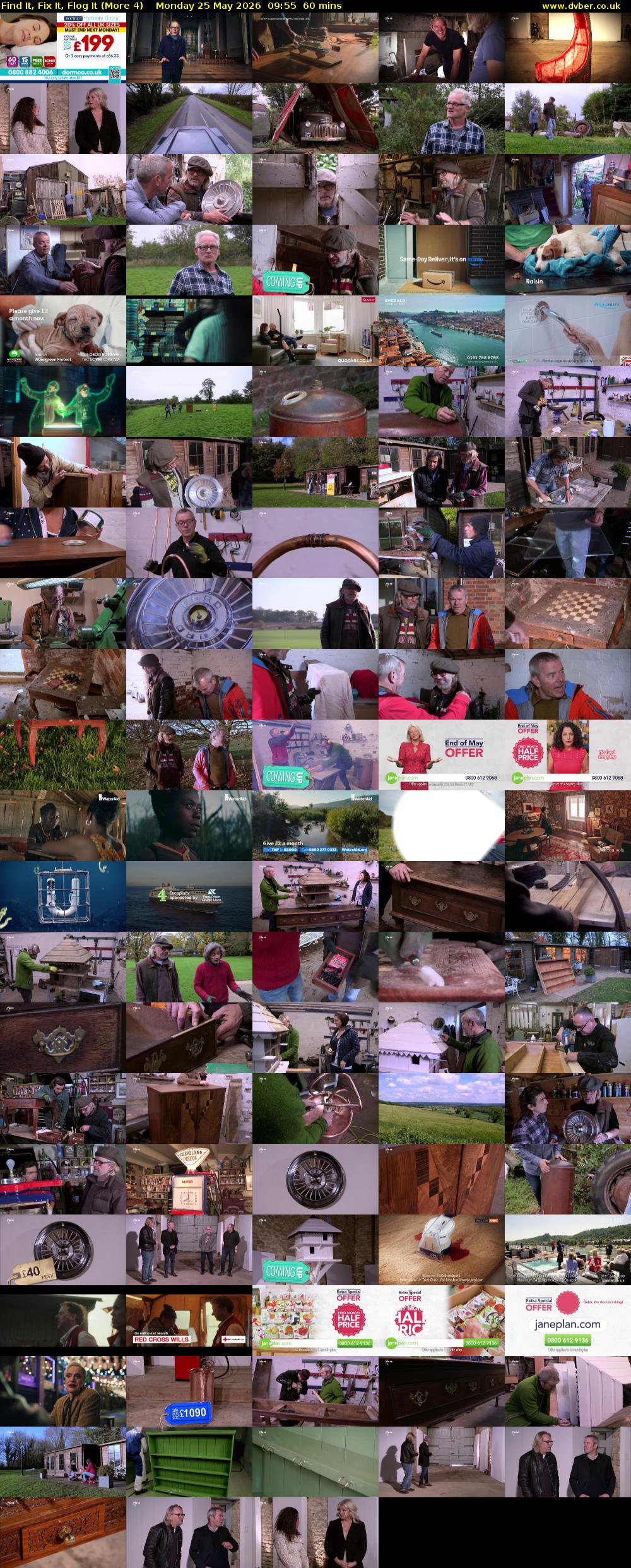 Find It, Fix It, Flog It (More 4) Monday 25 May 2026 09:55 - 10:55