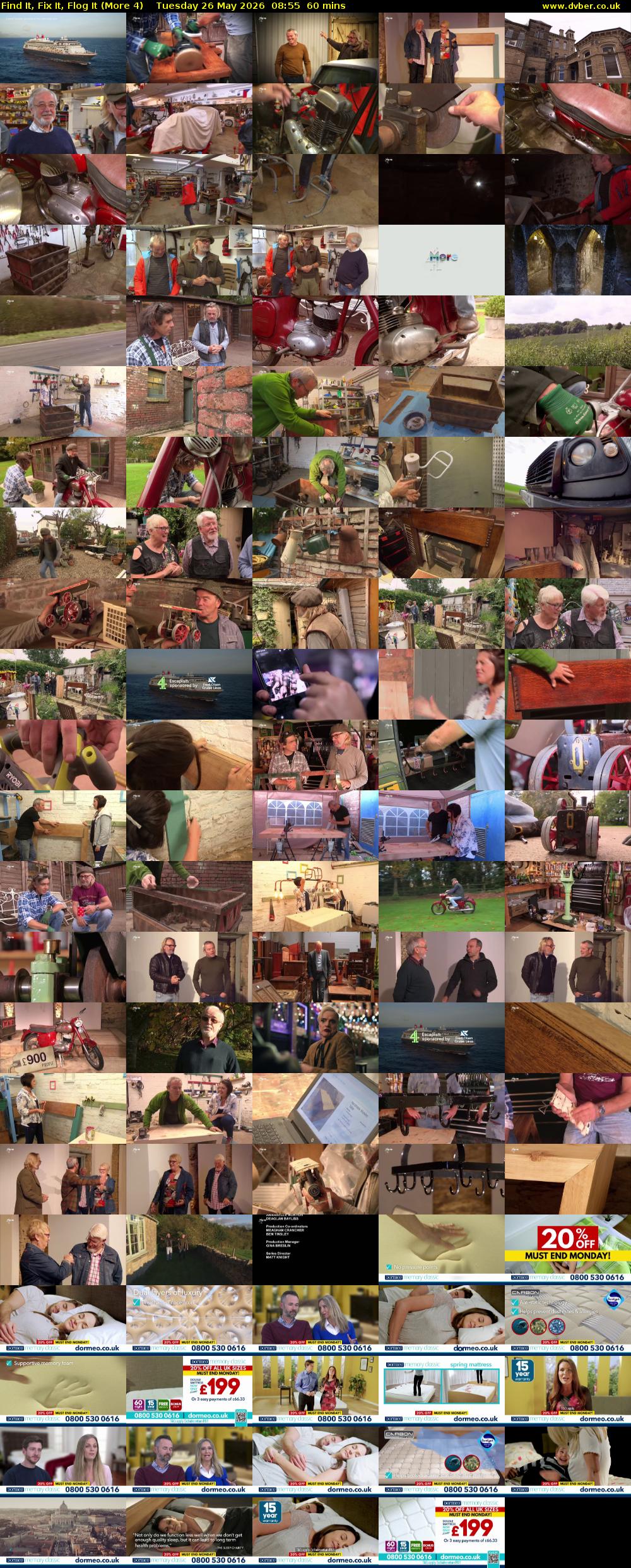 Find It, Fix It, Flog It (More 4) Tuesday 26 May 2026 08:55 - 09:55