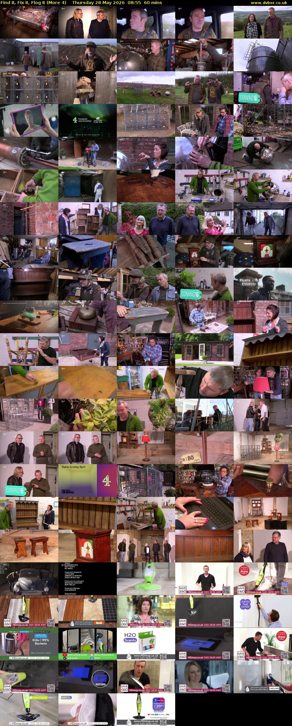 Find It, Fix It, Flog It (More 4) Thursday 28 May 2026 08:55 - 09:55