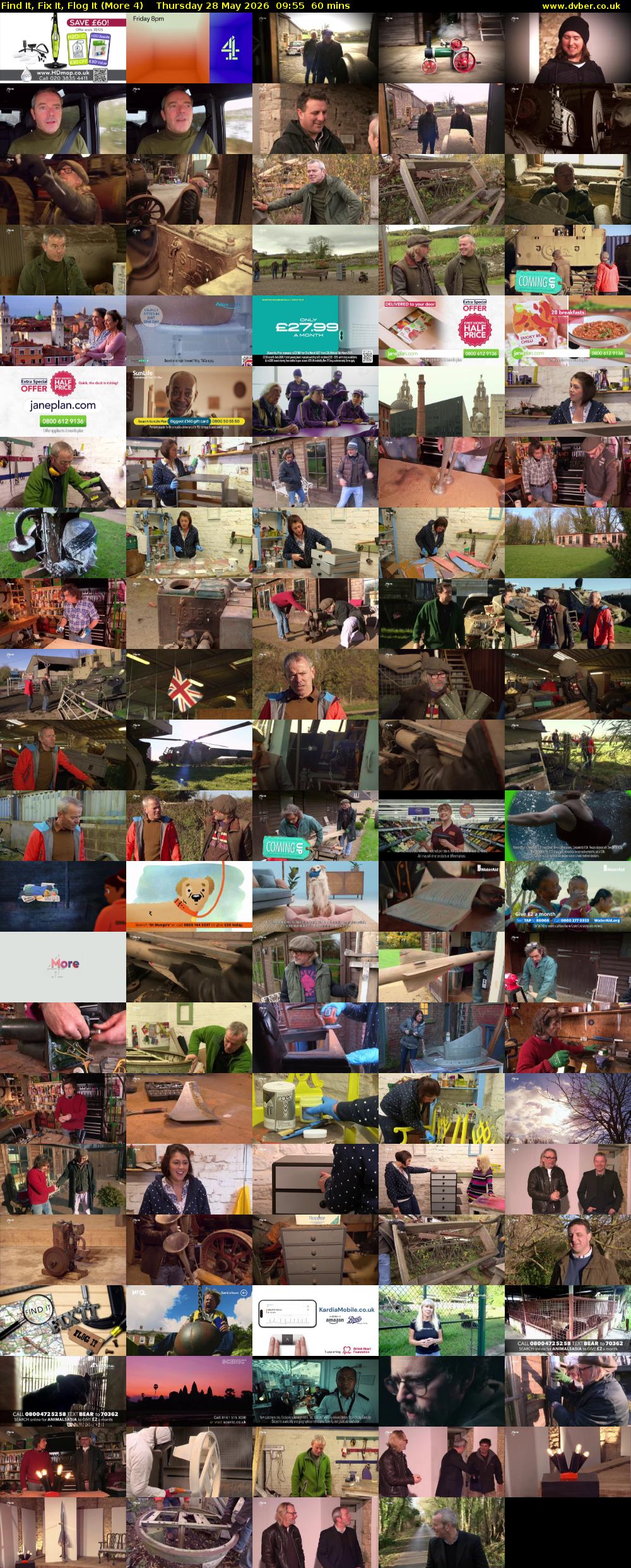 Find It, Fix It, Flog It (More 4) Thursday 28 May 2026 09:55 - 10:55