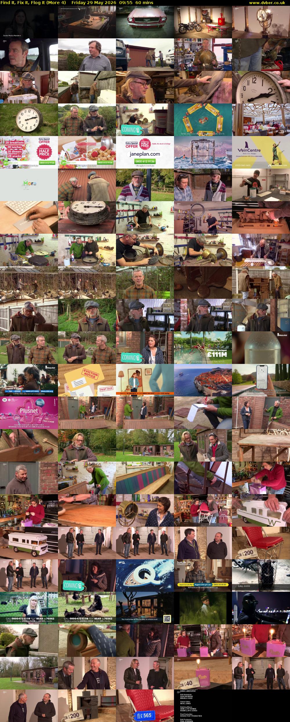Find It, Fix It, Flog It (More 4) Friday 29 May 2026 09:55 - 10:55