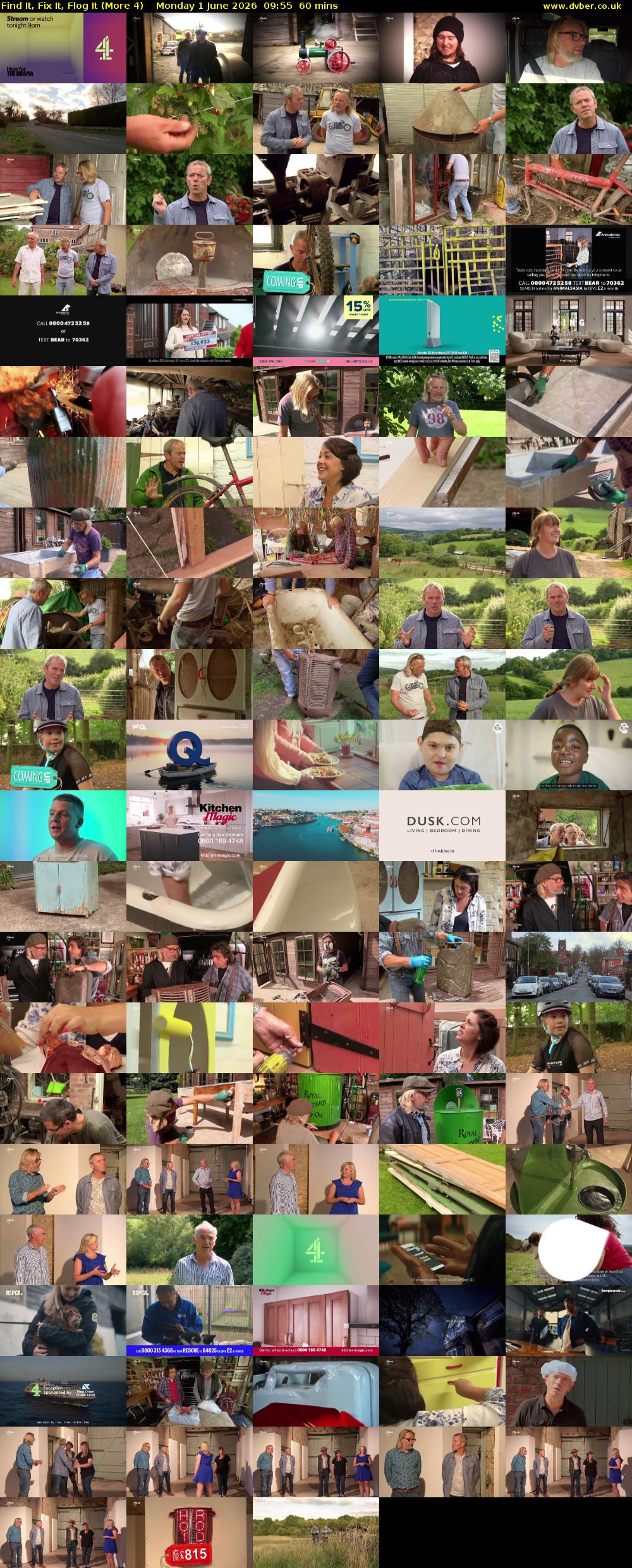 Find It, Fix It, Flog It (More 4) Monday 1 June 2026 09:55 - 10:55