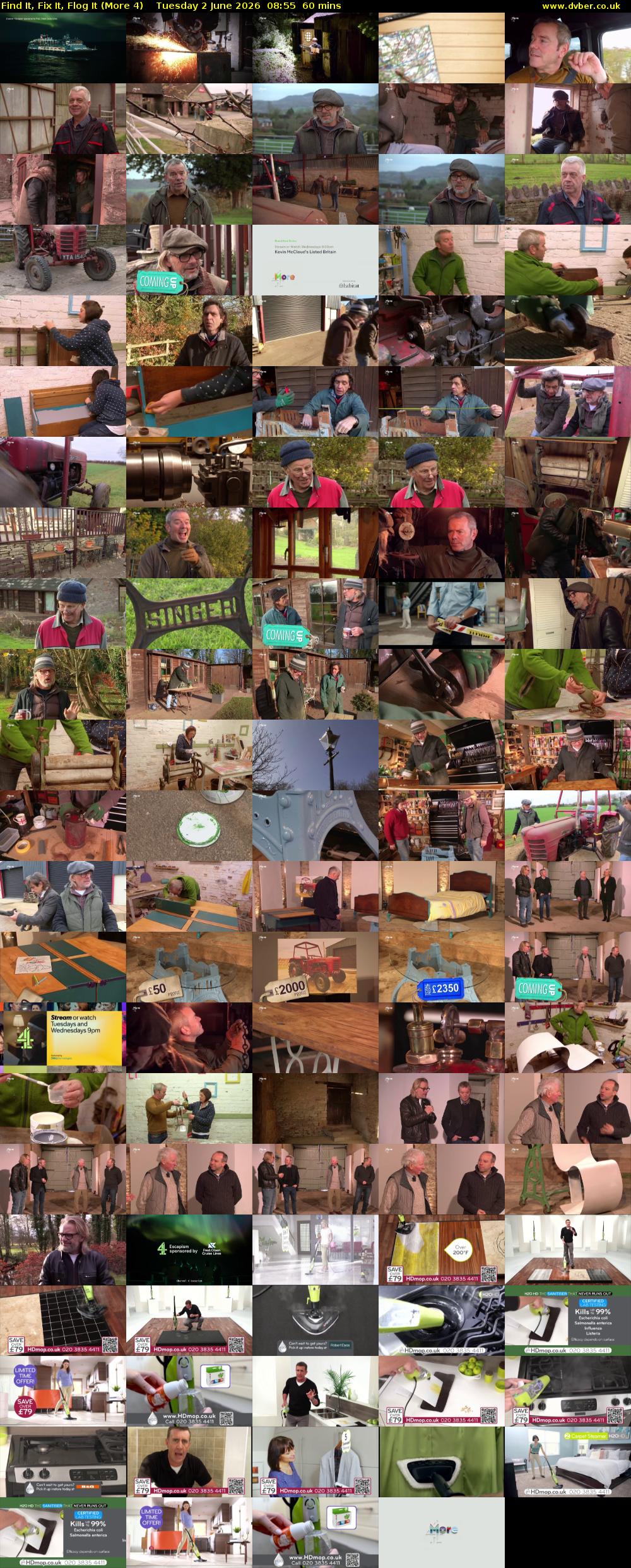 Find It, Fix It, Flog It (More 4) Tuesday 2 June 2026 08:55 - 09:55