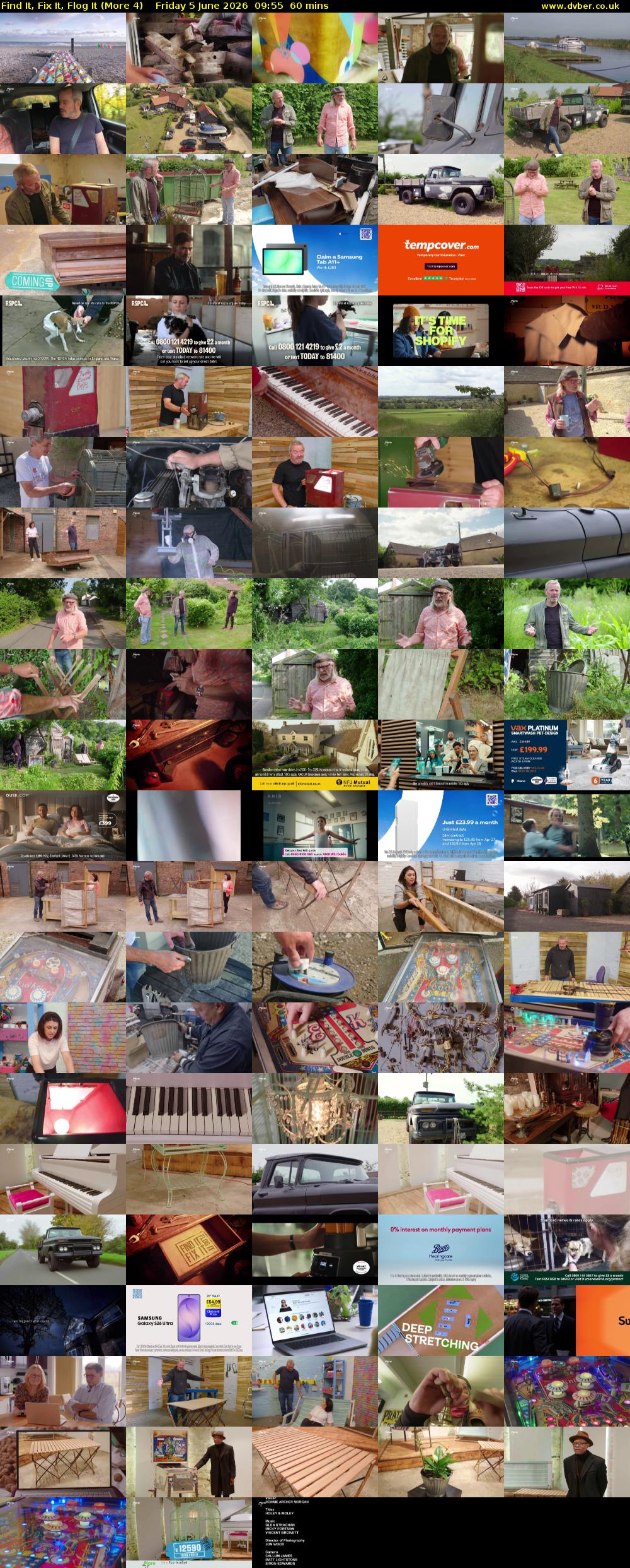 Find It, Fix It, Flog It (More 4) Friday 5 June 2026 09:55 - 10:55
