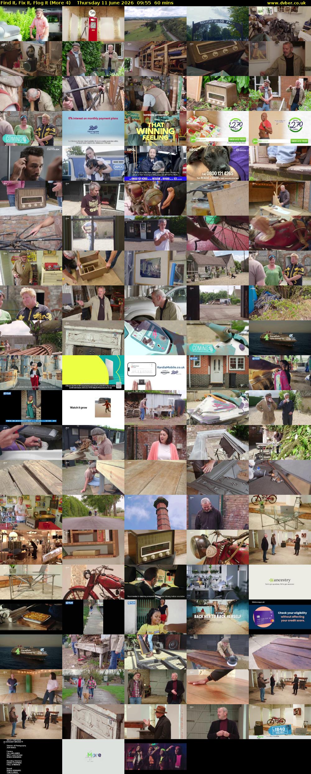 Find It, Fix It, Flog It (More 4) Thursday 11 June 2026 09:55 - 10:55