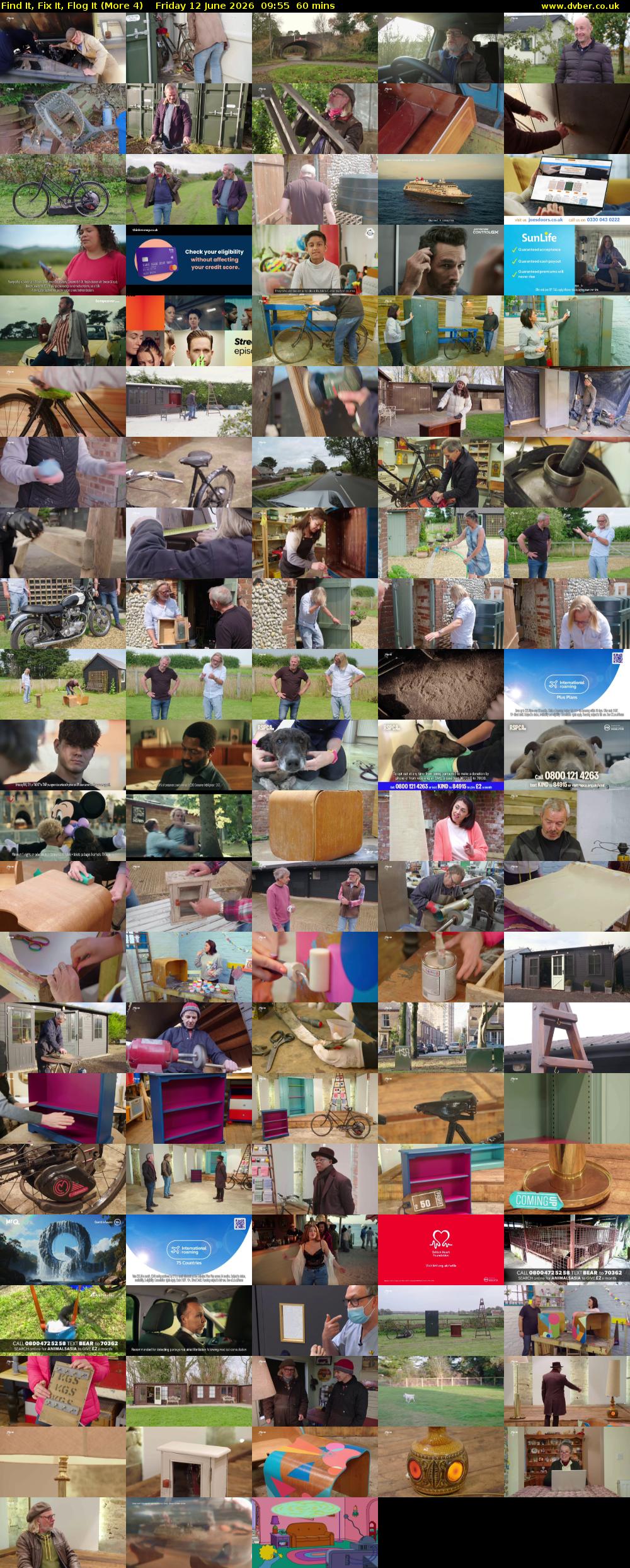 Find It, Fix It, Flog It (More 4) Friday 12 June 2026 09:55 - 10:55