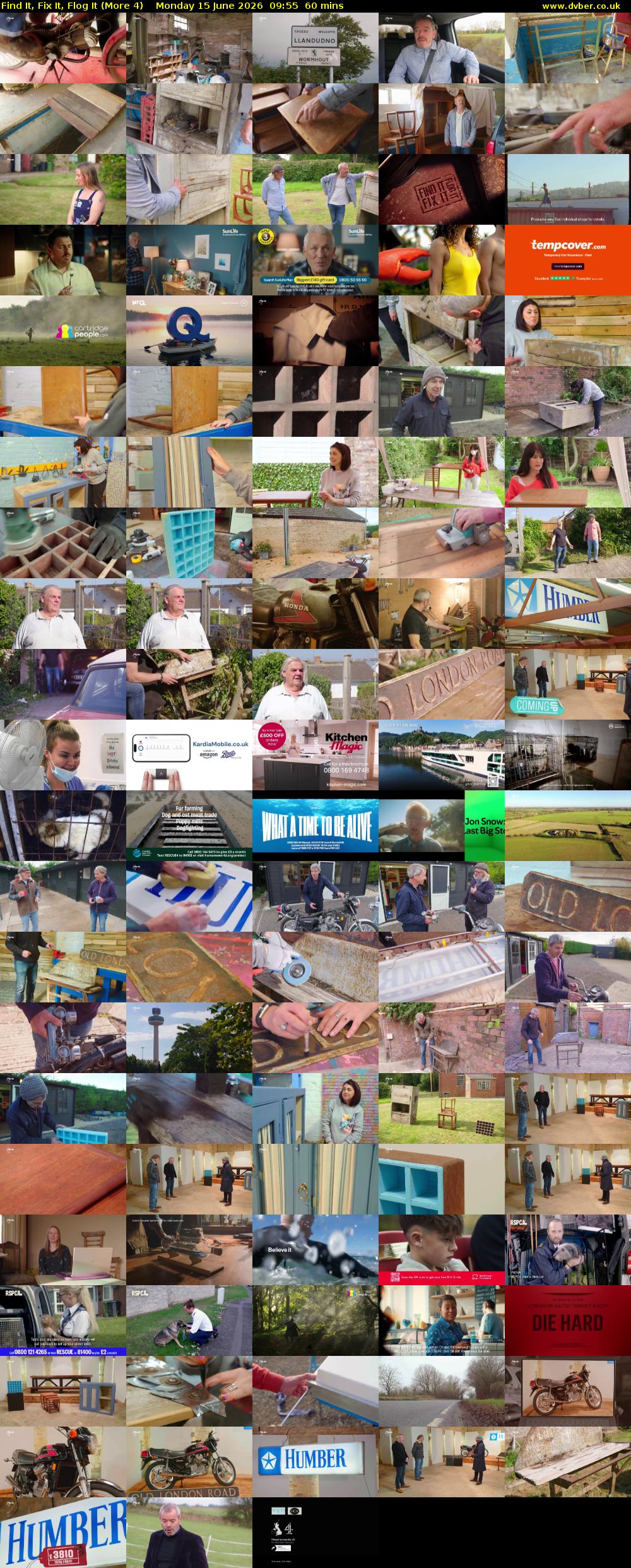 Find It, Fix It, Flog It (More 4) Monday 15 June 2026 09:55 - 10:55