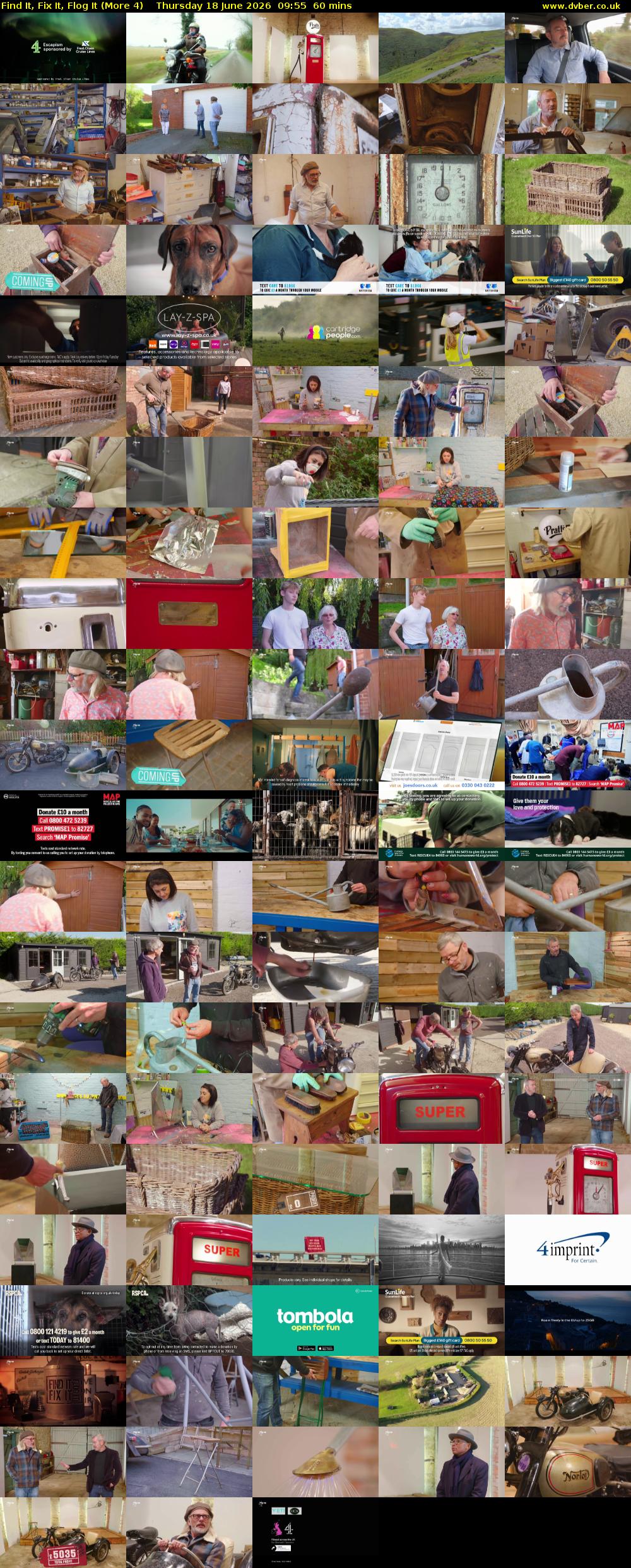 Find It, Fix It, Flog It (More 4) Thursday 18 June 2026 09:55 - 10:55