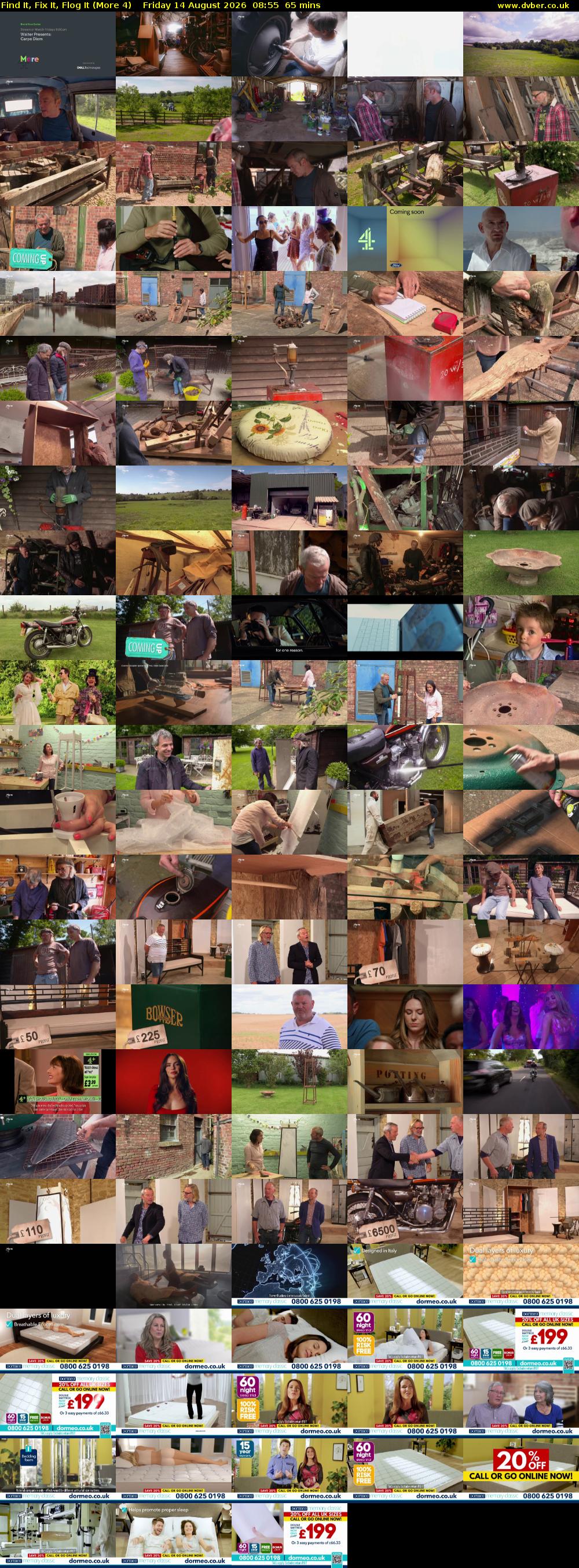 Find It, Fix It, Flog It (More 4) Friday 14 August 2026 08:55 - 10:00