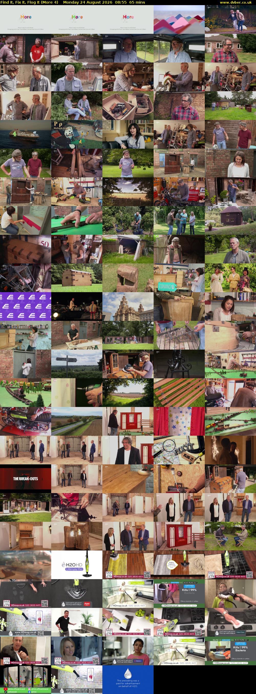 Find It, Fix It, Flog It (More 4) Monday 24 August 2026 08:55 - 10:00