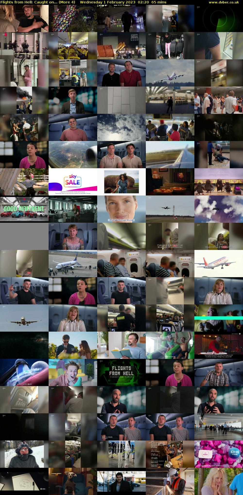 Flights from Hell: Caught on... (More 4) Wednesday 1 February 2023 02:20 - 03:25