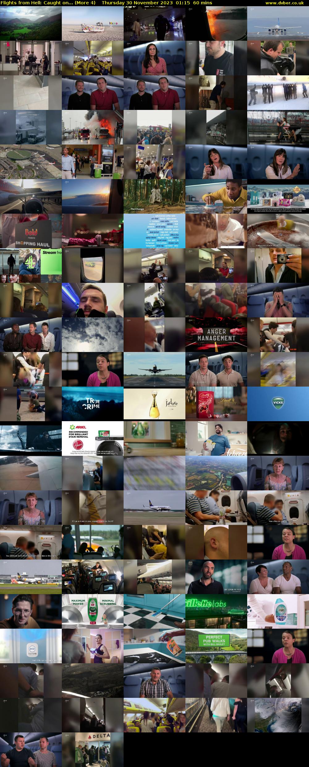 Flights from Hell: Caught on... (More 4) Thursday 30 November 2023 01:15 - 02:15