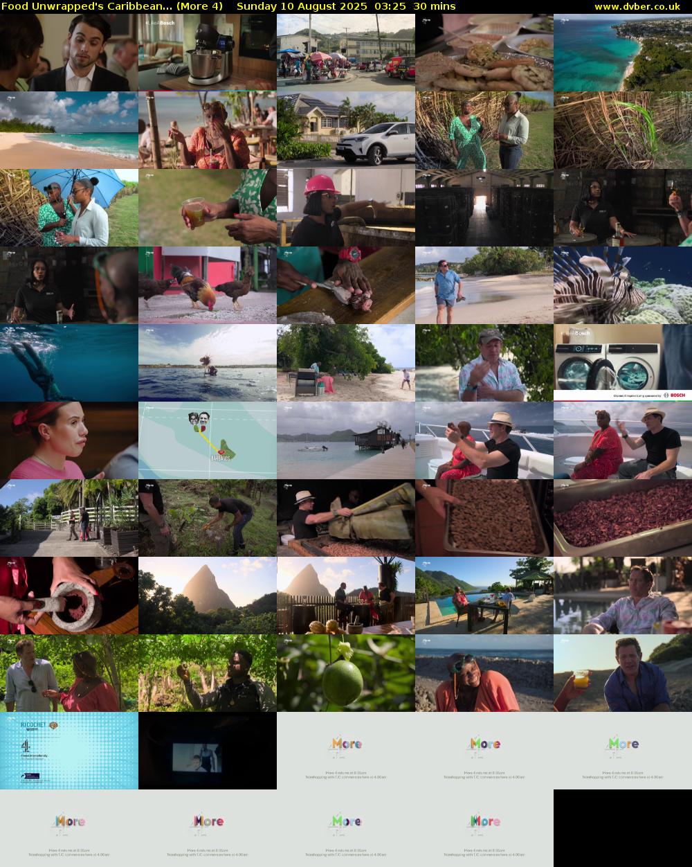 Food Unwrapped's Caribbean... (More 4) Sunday 10 August 2025 03:25 - 03:55