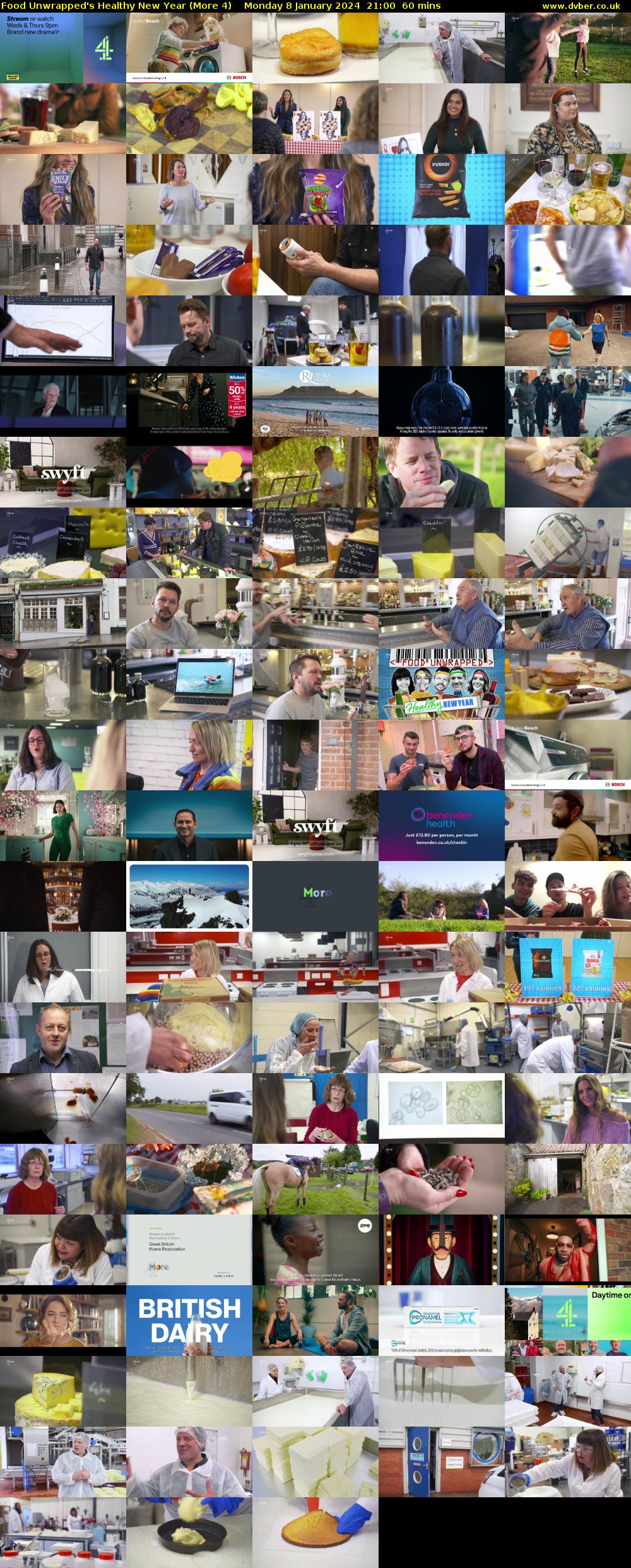 Food Unwrapped's Healthy New Year (More 4) Monday 8 January 2024 21:00 - 22:00