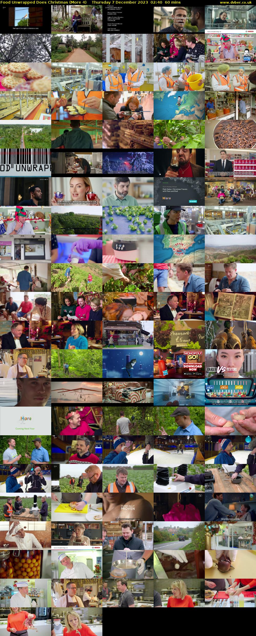 Food Unwrapped Does Christmas (More 4) Thursday 7 December 2023 02:40 - 03:40