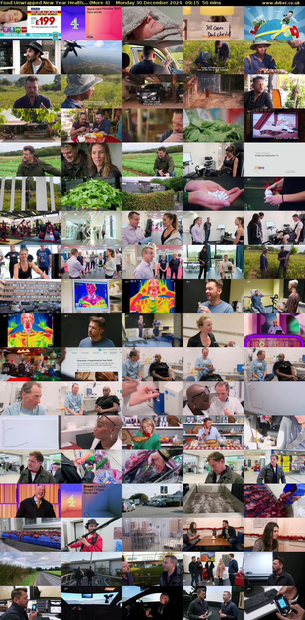 Food Unwrapped New Year Health... (More 4) Monday 30 December 2024 09:15 - 10:05