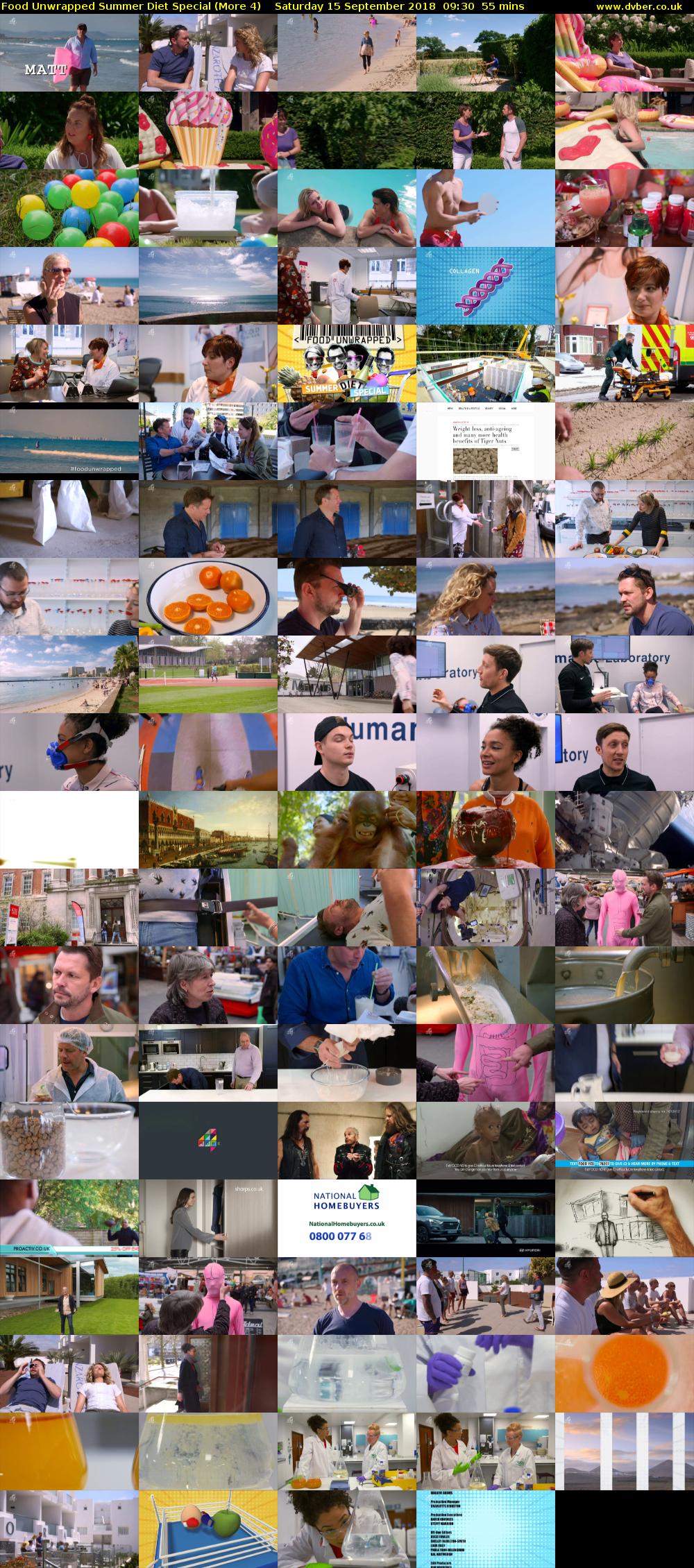 Food Unwrapped Summer Diet Special (More 4) Saturday 15 September 2018 09:30 - 10:25