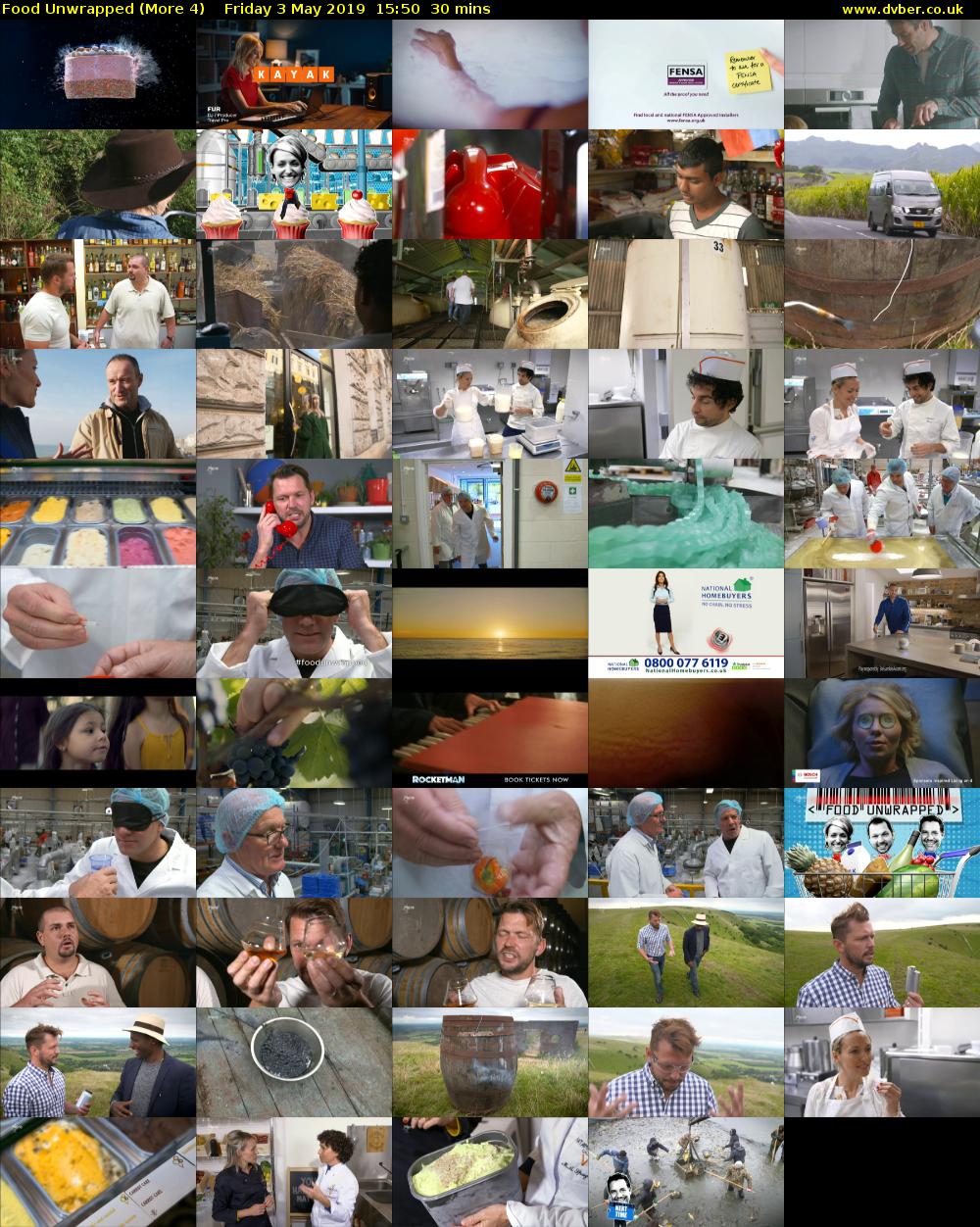 Food Unwrapped (More 4) Friday 3 May 2019 15:50 - 16:20