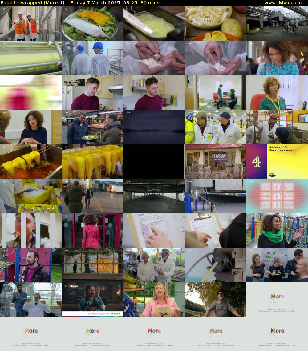 Food Unwrapped (More 4) Friday 7 March 2025 03:25 - 03:55