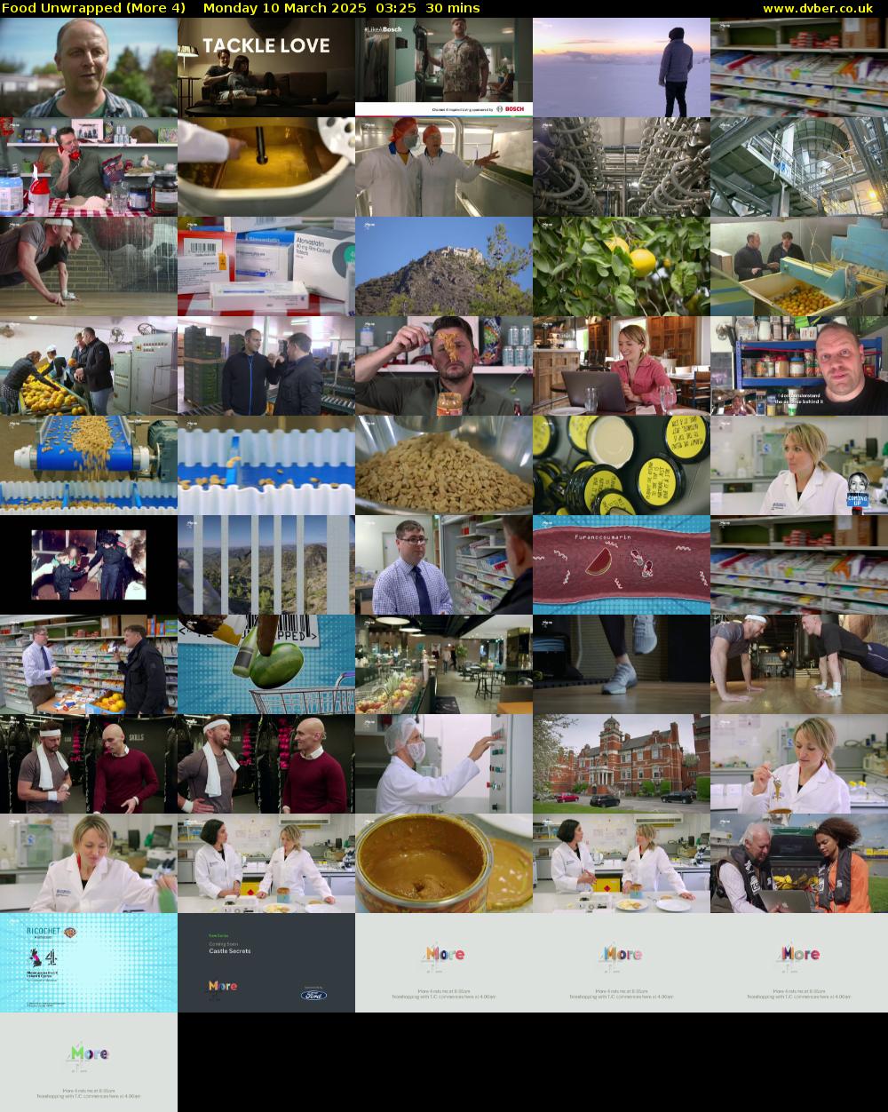 Food Unwrapped (More 4) Monday 10 March 2025 03:25 - 03:55
