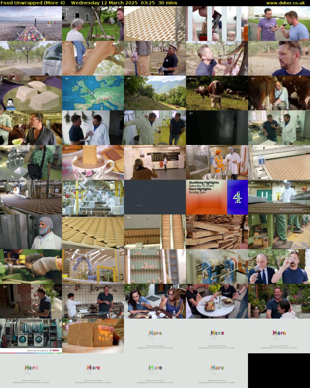 Food Unwrapped (More 4) Wednesday 12 March 2025 03:25 - 03:55