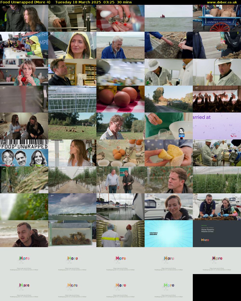 Food Unwrapped (More 4) Tuesday 18 March 2025 03:25 - 03:55