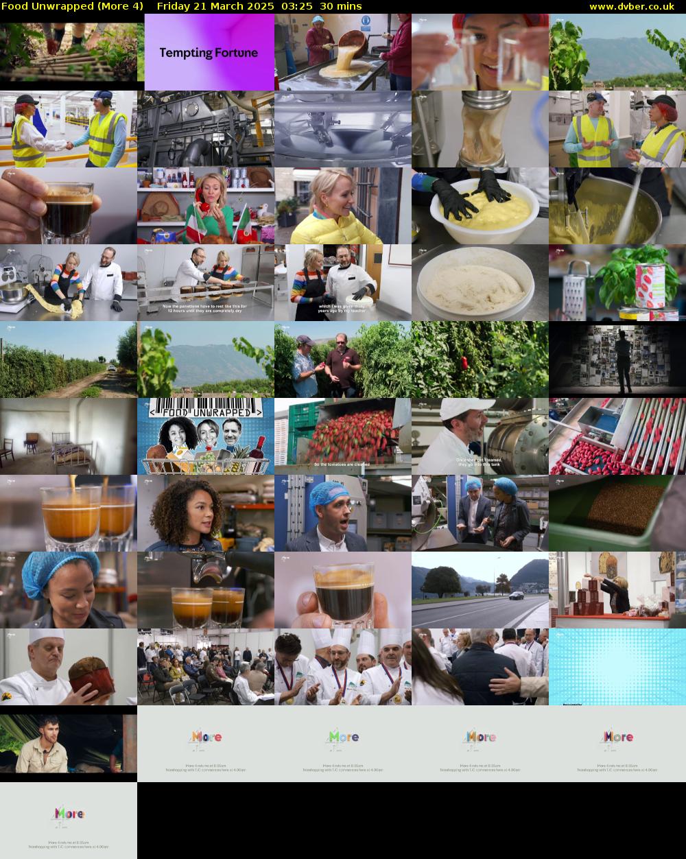 Food Unwrapped (More 4) Friday 21 March 2025 03:25 - 03:55