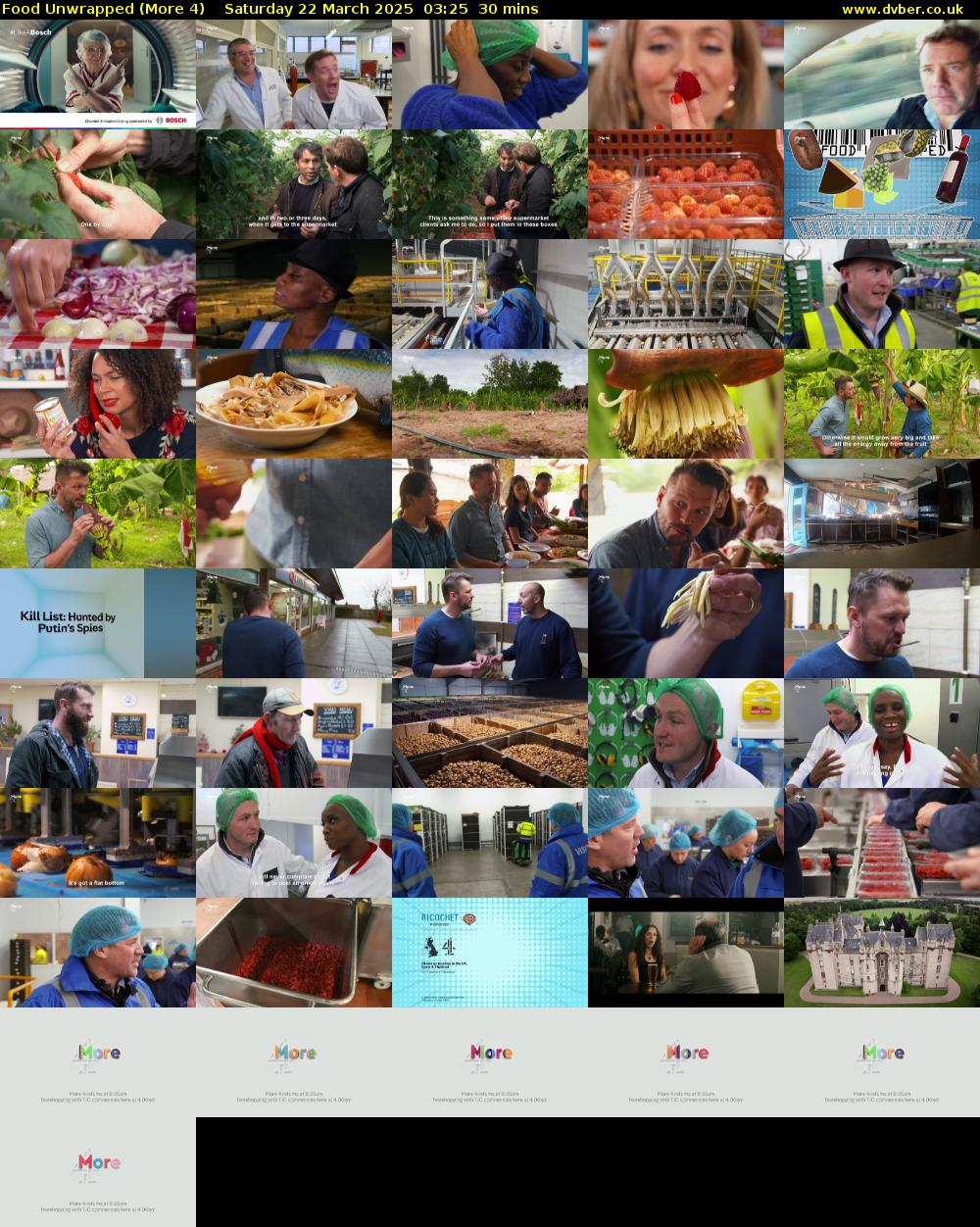 Food Unwrapped (More 4) Saturday 22 March 2025 03:25 - 03:55