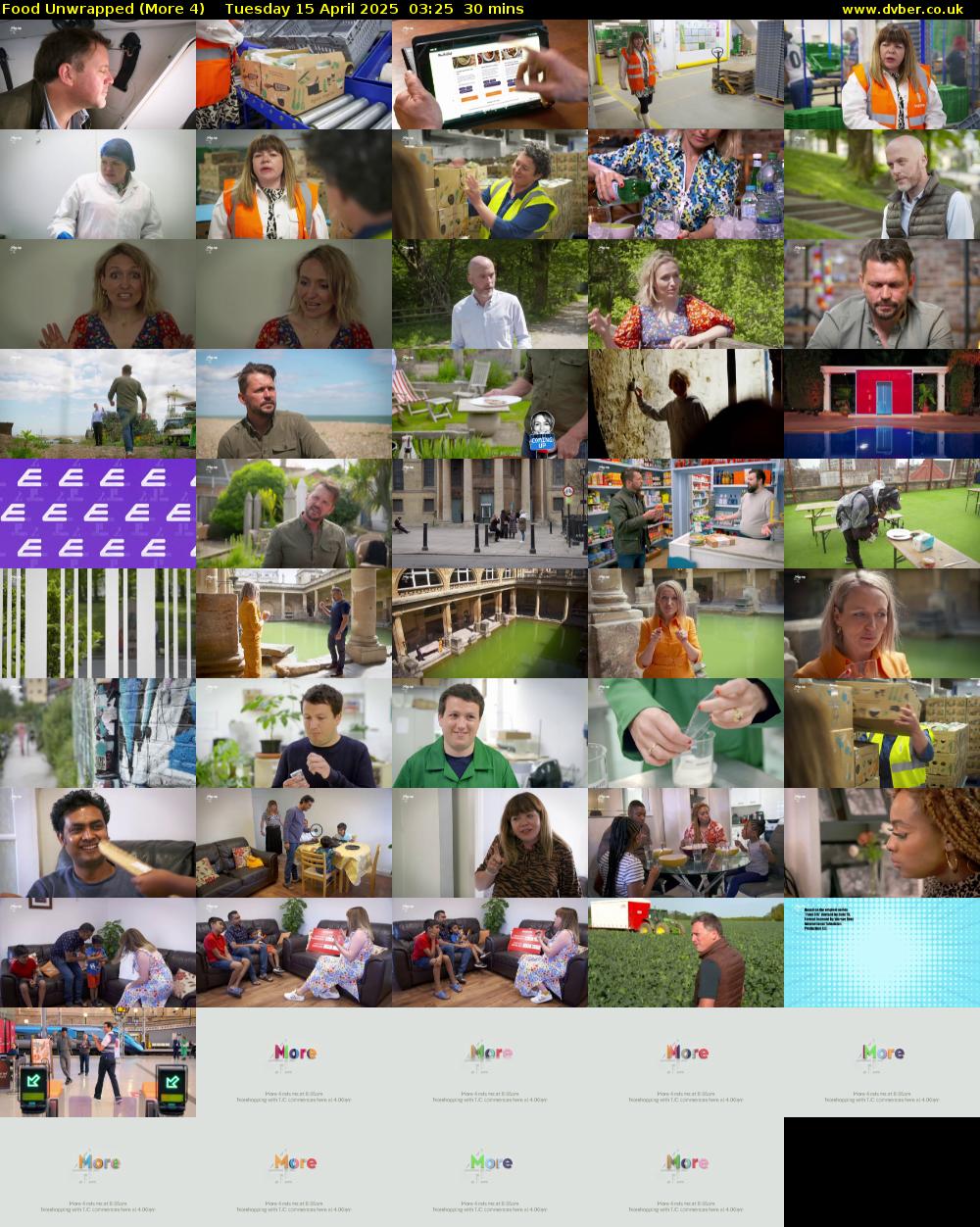Food Unwrapped (More 4) Tuesday 15 April 2025 03:25 - 03:55