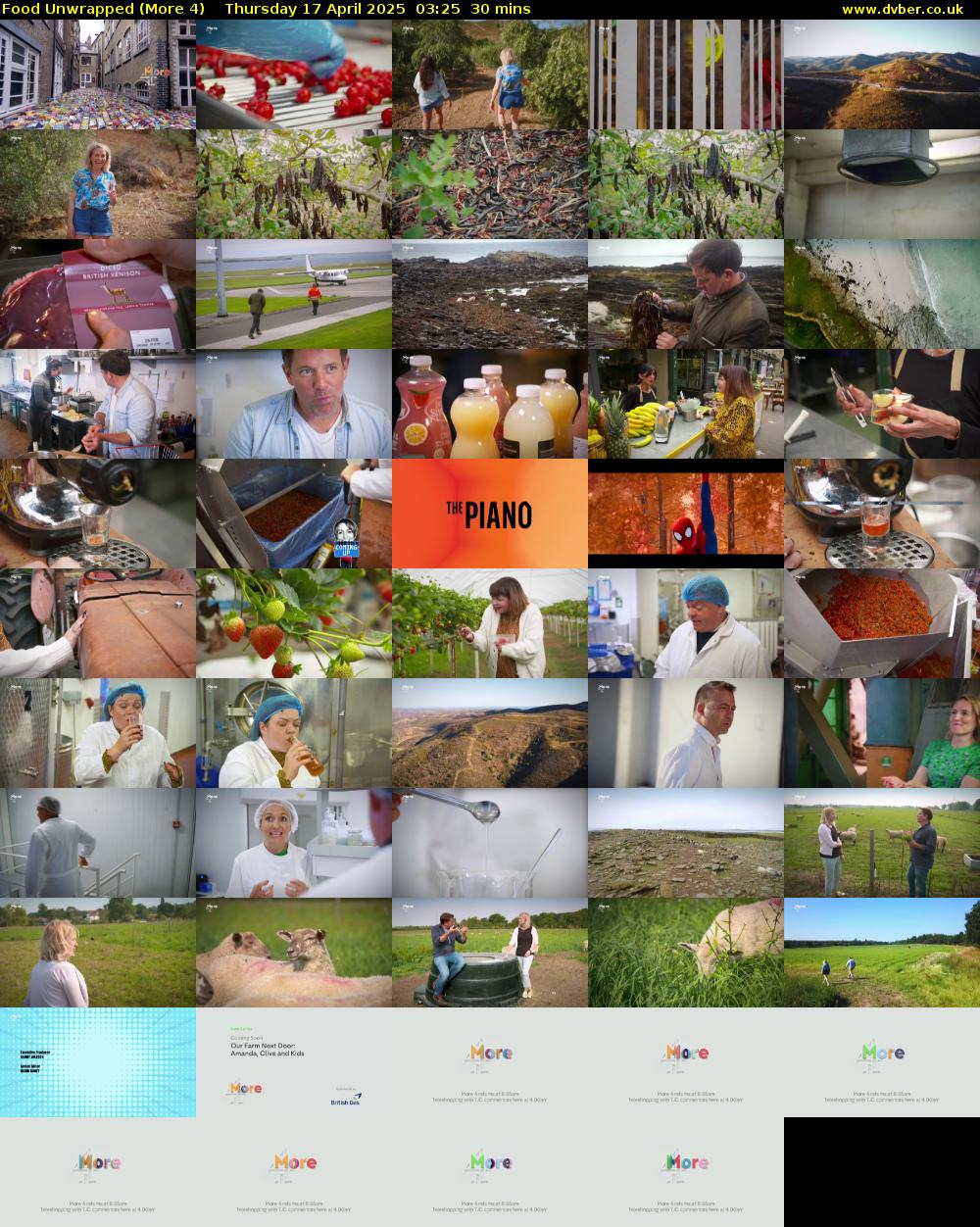 Food Unwrapped (More 4) Thursday 17 April 2025 03:25 - 03:55