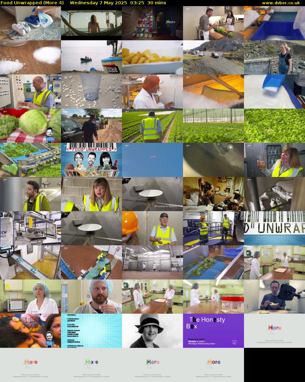 Food Unwrapped (More 4) Wednesday 7 May 2025 03:25 - 03:55