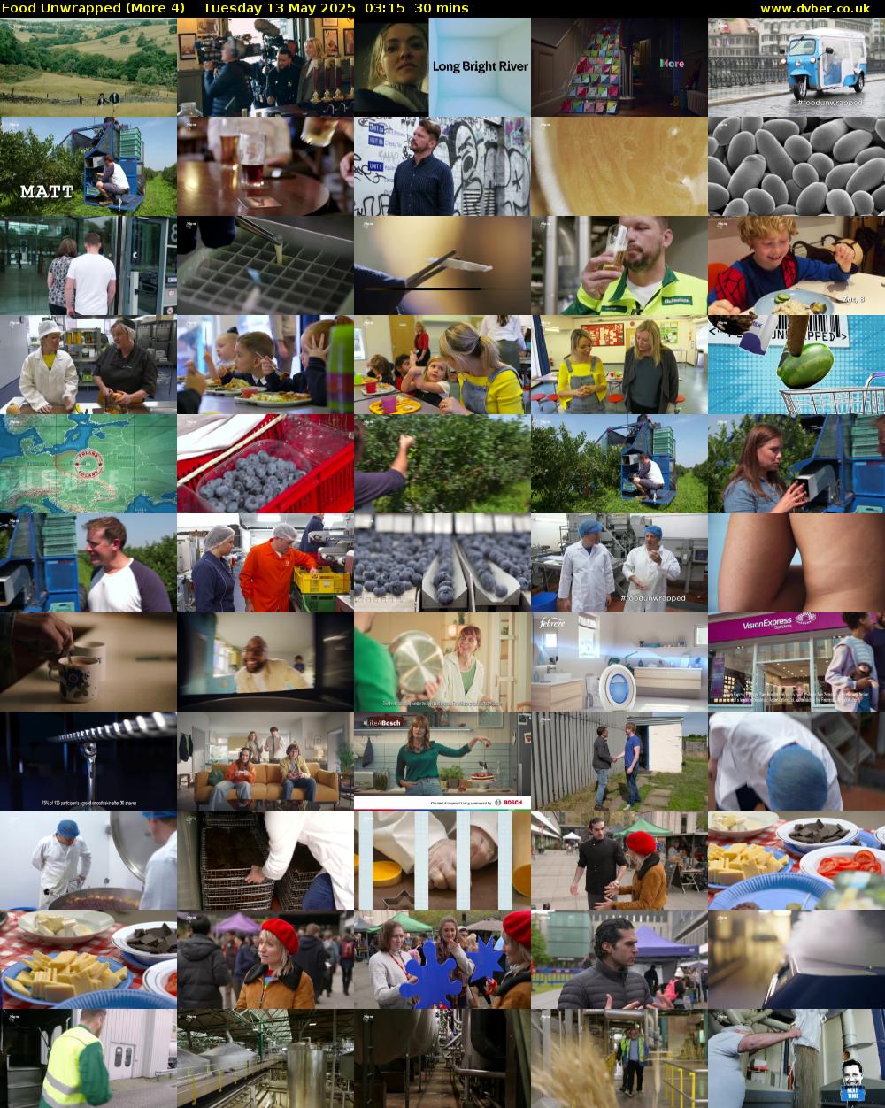 Food Unwrapped (More 4) Tuesday 13 May 2025 03:15 - 03:45
