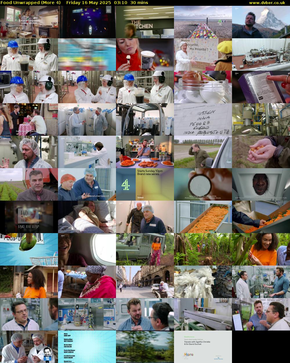 Food Unwrapped (More 4) Friday 16 May 2025 03:10 - 03:40