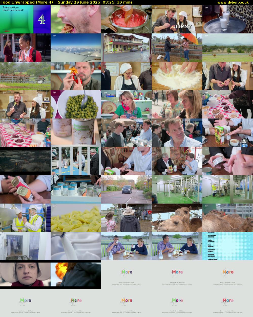 Food Unwrapped (More 4) Sunday 29 June 2025 03:25 - 03:55