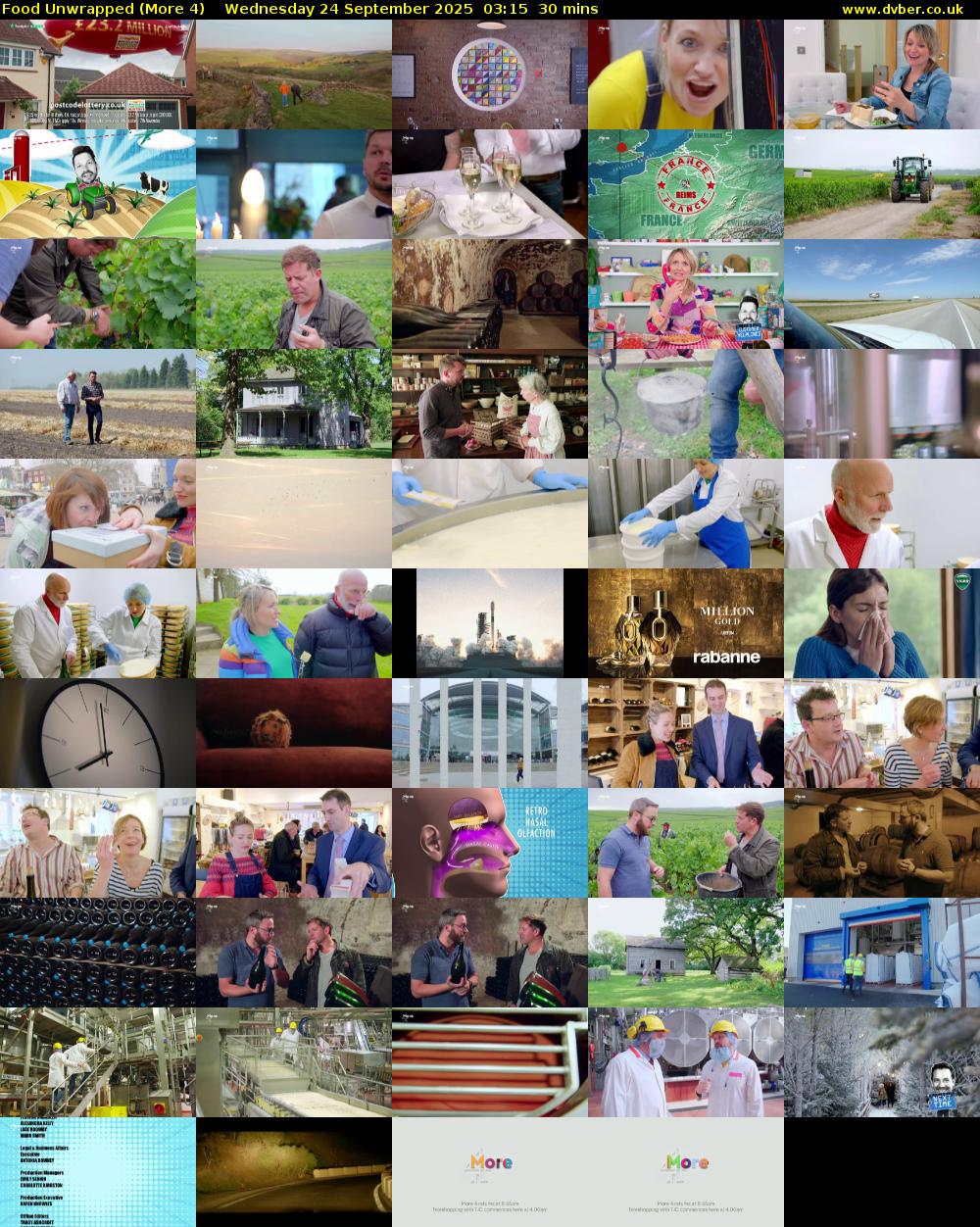 Food Unwrapped (More 4) Wednesday 24 September 2025 03:15 - 03:45
