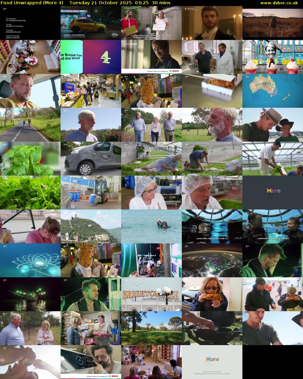 Food Unwrapped (More 4) Tuesday 21 October 2025 03:25 - 03:55