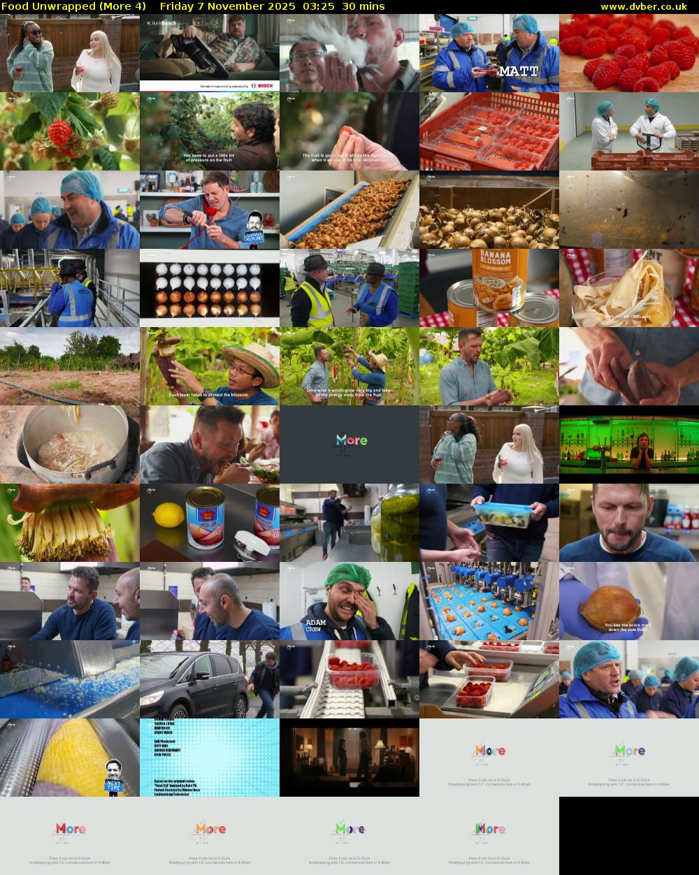 Food Unwrapped (More 4) Friday 7 November 2025 03:25 - 03:55