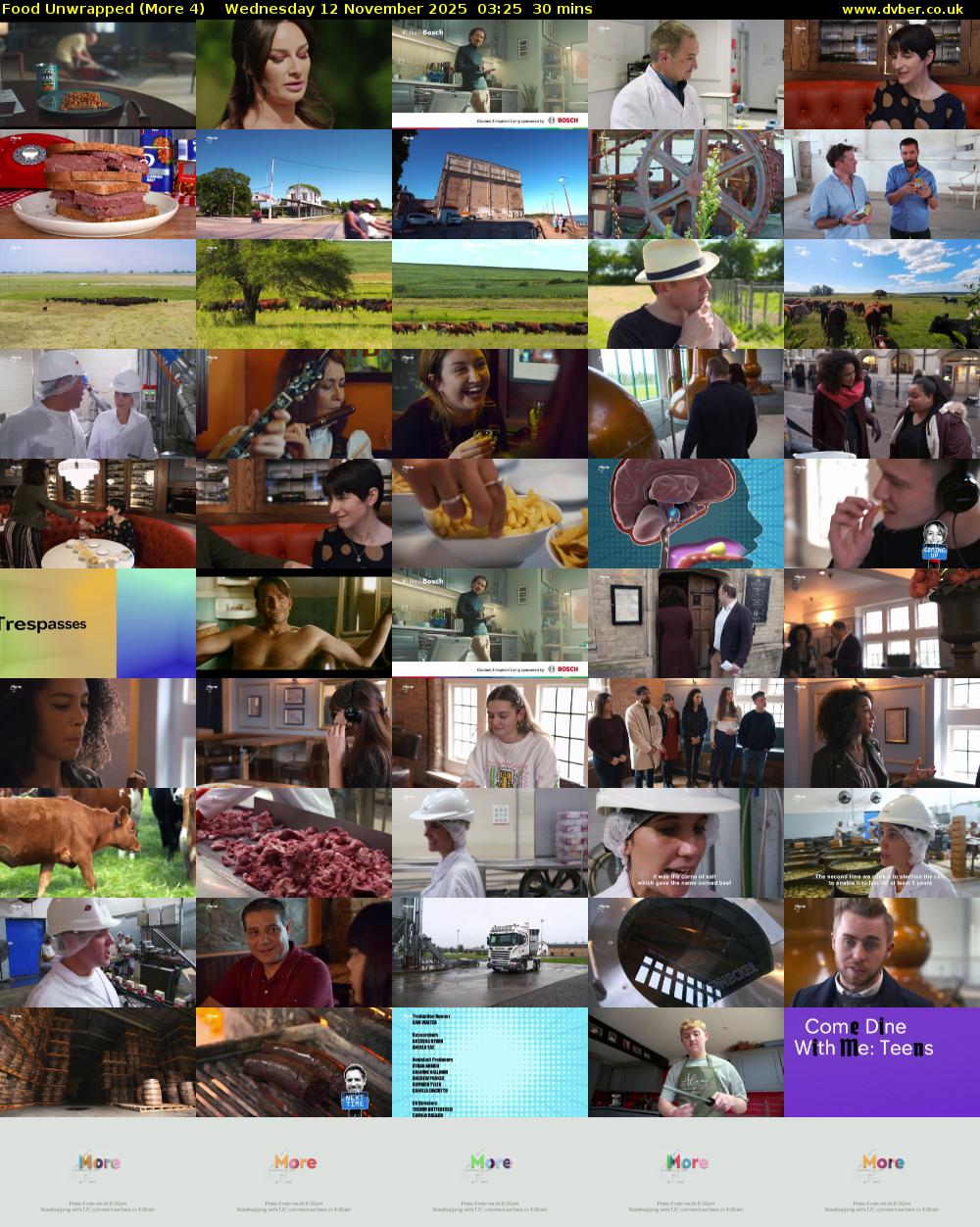 Food Unwrapped (More 4) Wednesday 12 November 2025 03:25 - 03:55