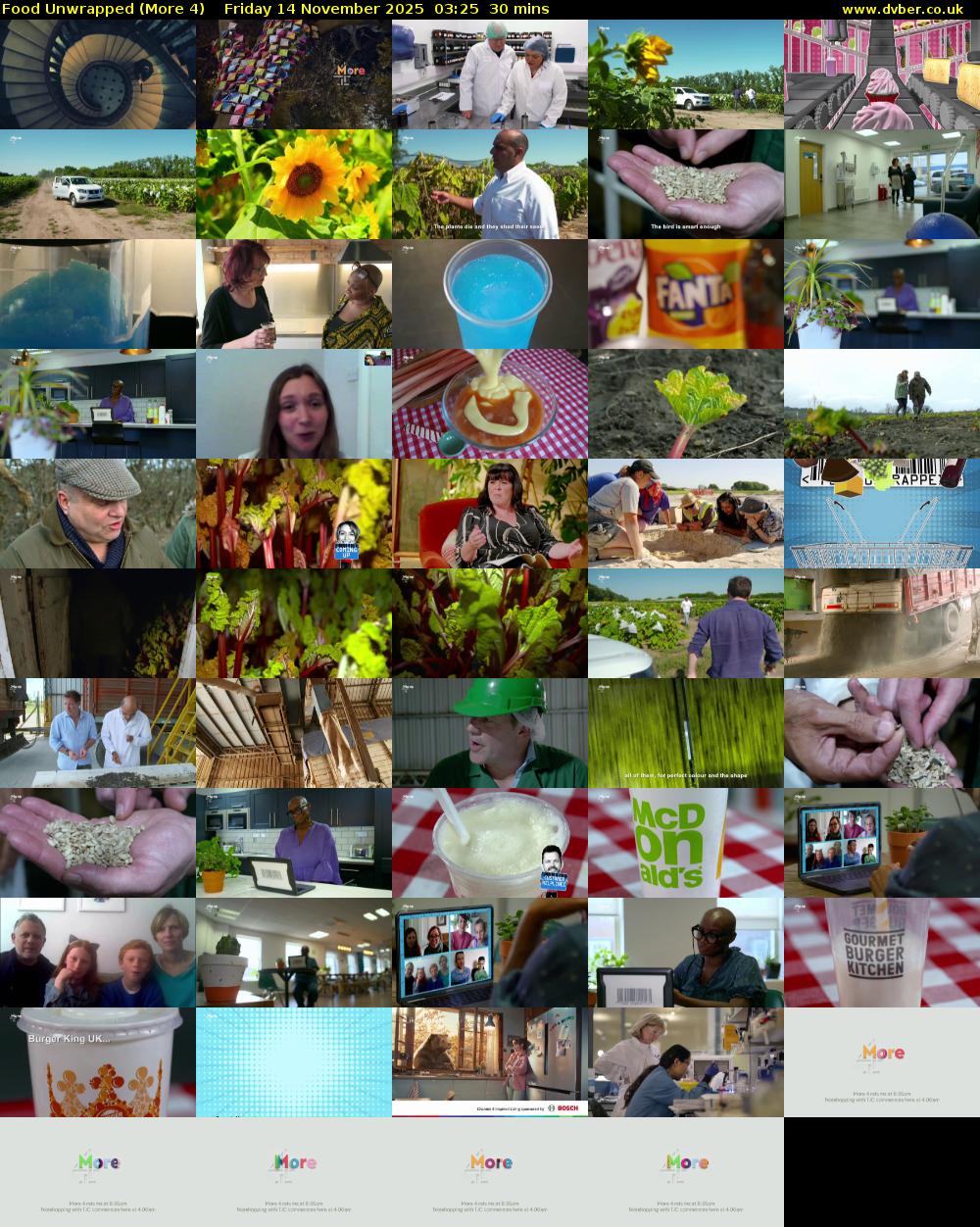 Food Unwrapped (More 4) Friday 14 November 2025 03:25 - 03:55
