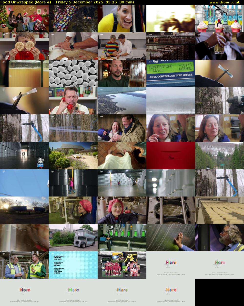 Food Unwrapped (More 4) Friday 5 December 2025 03:25 - 03:55