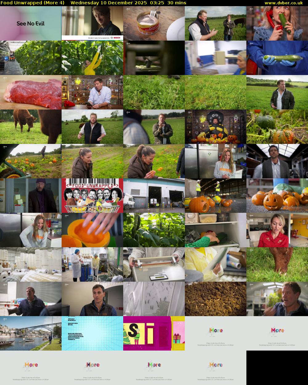 Food Unwrapped (More 4) Wednesday 10 December 2025 03:25 - 03:55