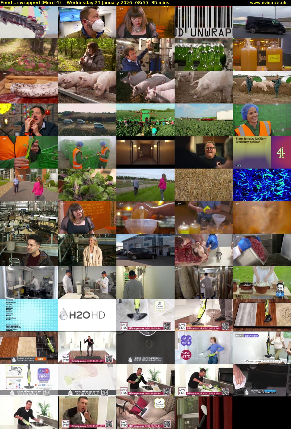 Food Unwrapped (More 4) Wednesday 21 January 2026 08:55 - 09:30