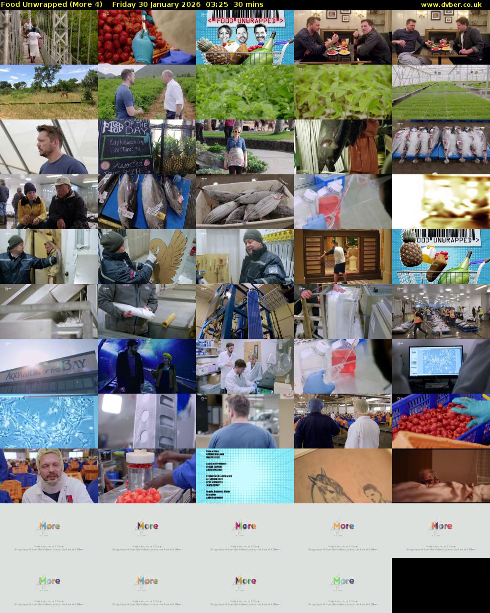 Food Unwrapped (More 4) Friday 30 January 2026 03:25 - 03:55