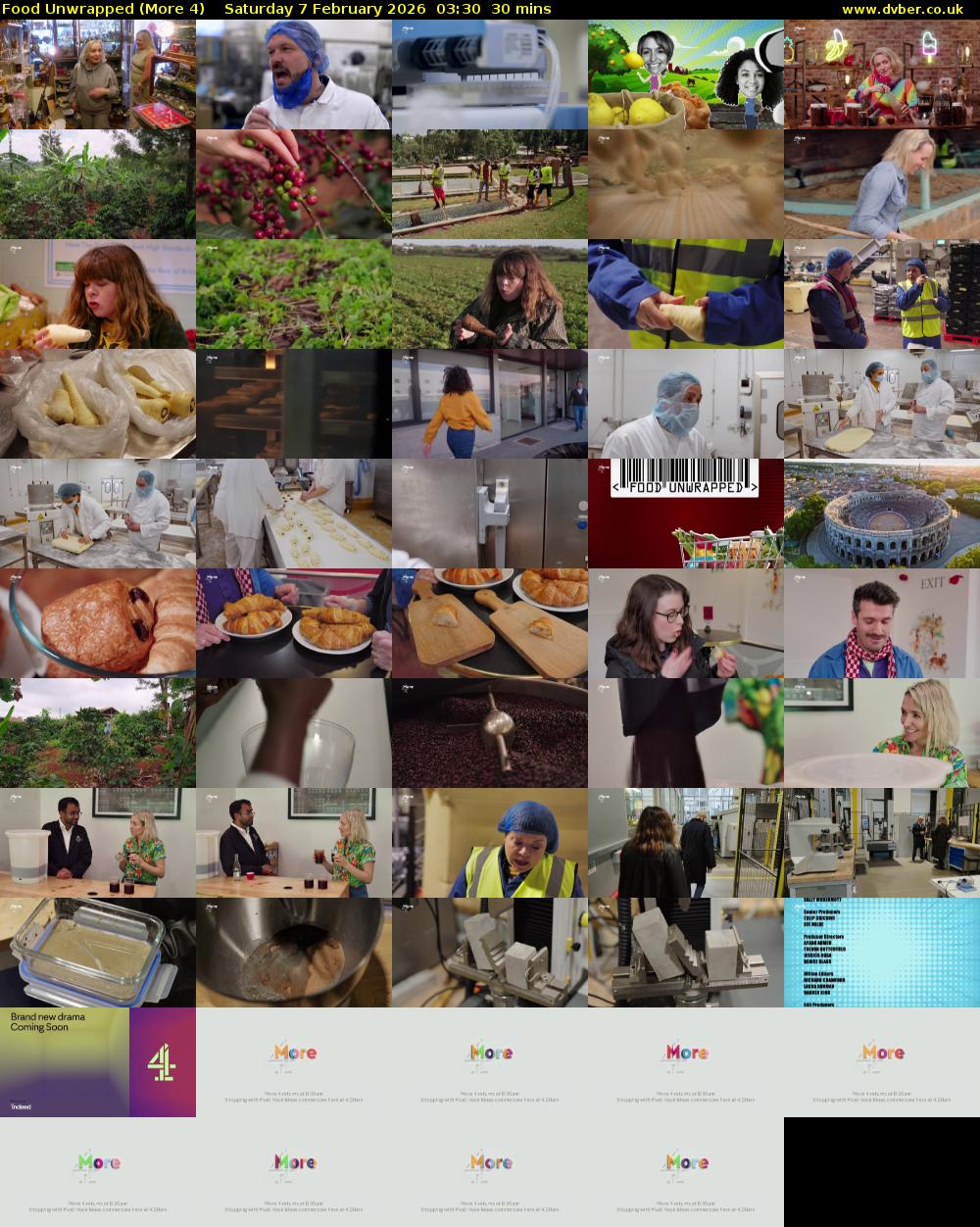 Food Unwrapped (More 4) Saturday 7 February 2026 03:30 - 04:00