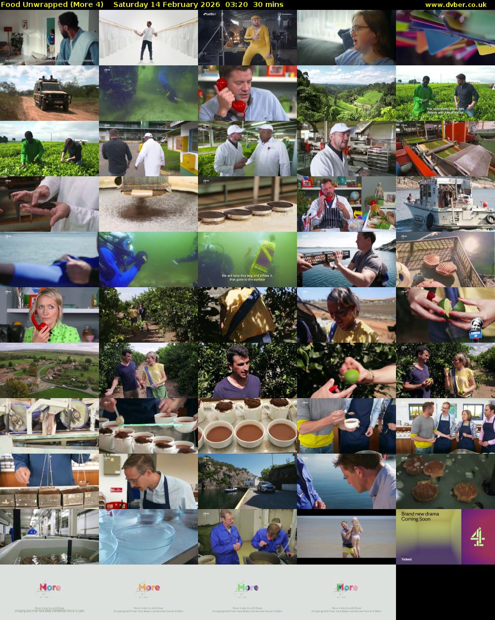 Food Unwrapped (More 4) Saturday 14 February 2026 03:20 - 03:50