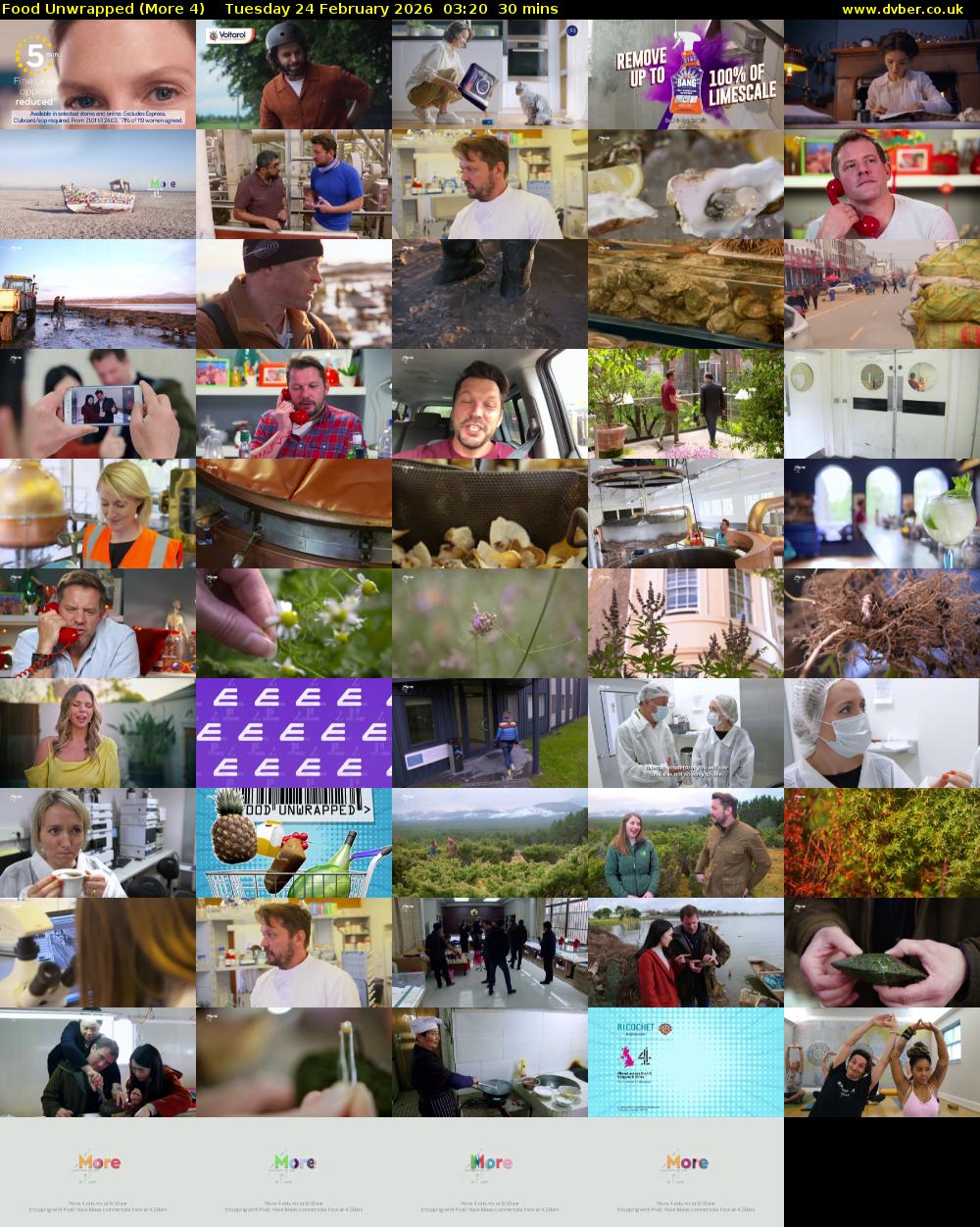 Food Unwrapped (More 4) Tuesday 24 February 2026 03:20 - 03:50
