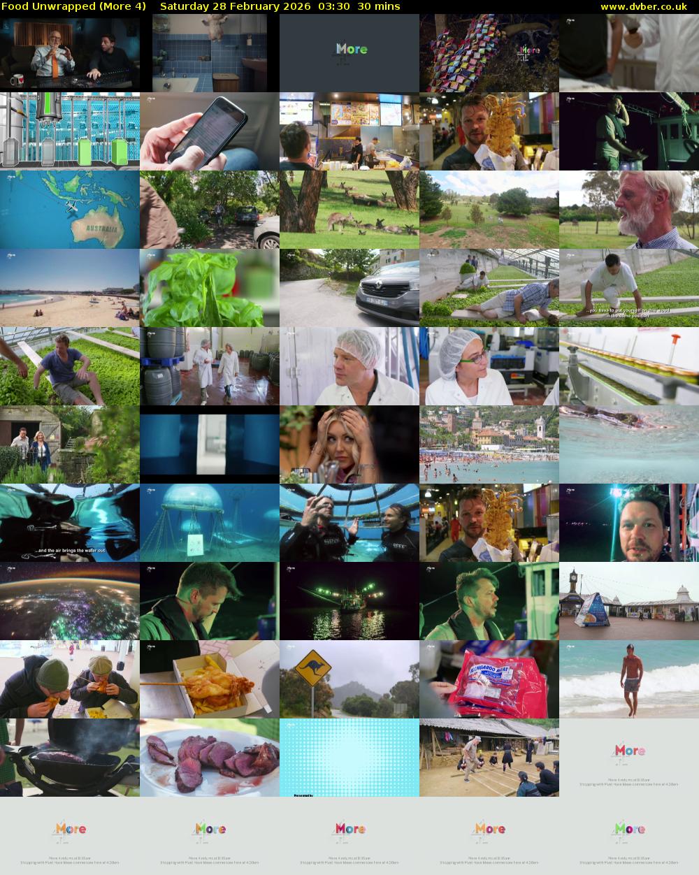 Food Unwrapped (More 4) Saturday 28 February 2026 03:30 - 04:00