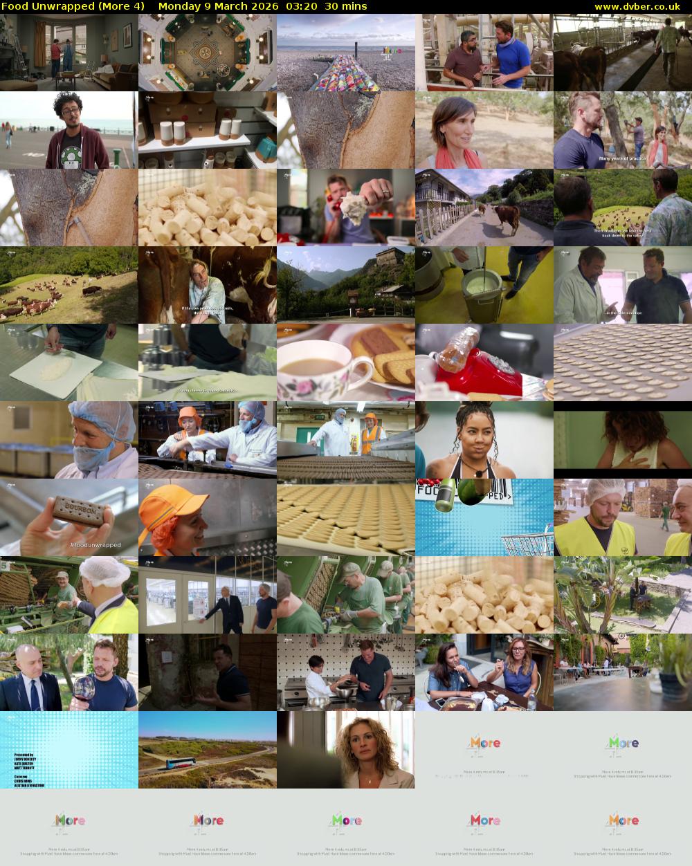 Food Unwrapped (More 4) Monday 9 March 2026 03:20 - 03:50