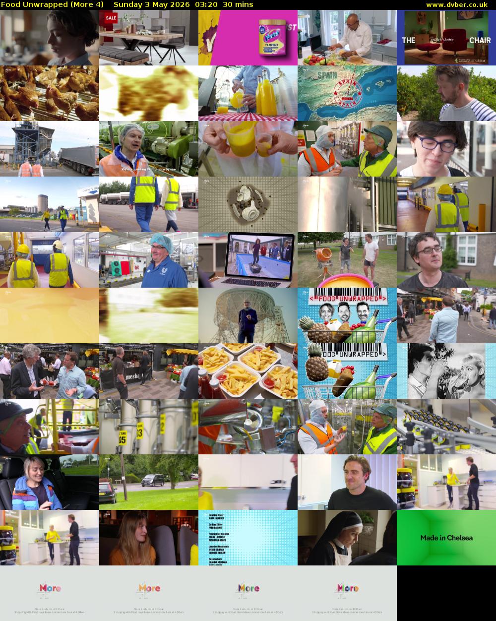 Food Unwrapped (More 4) Sunday 3 May 2026 03:20 - 03:50